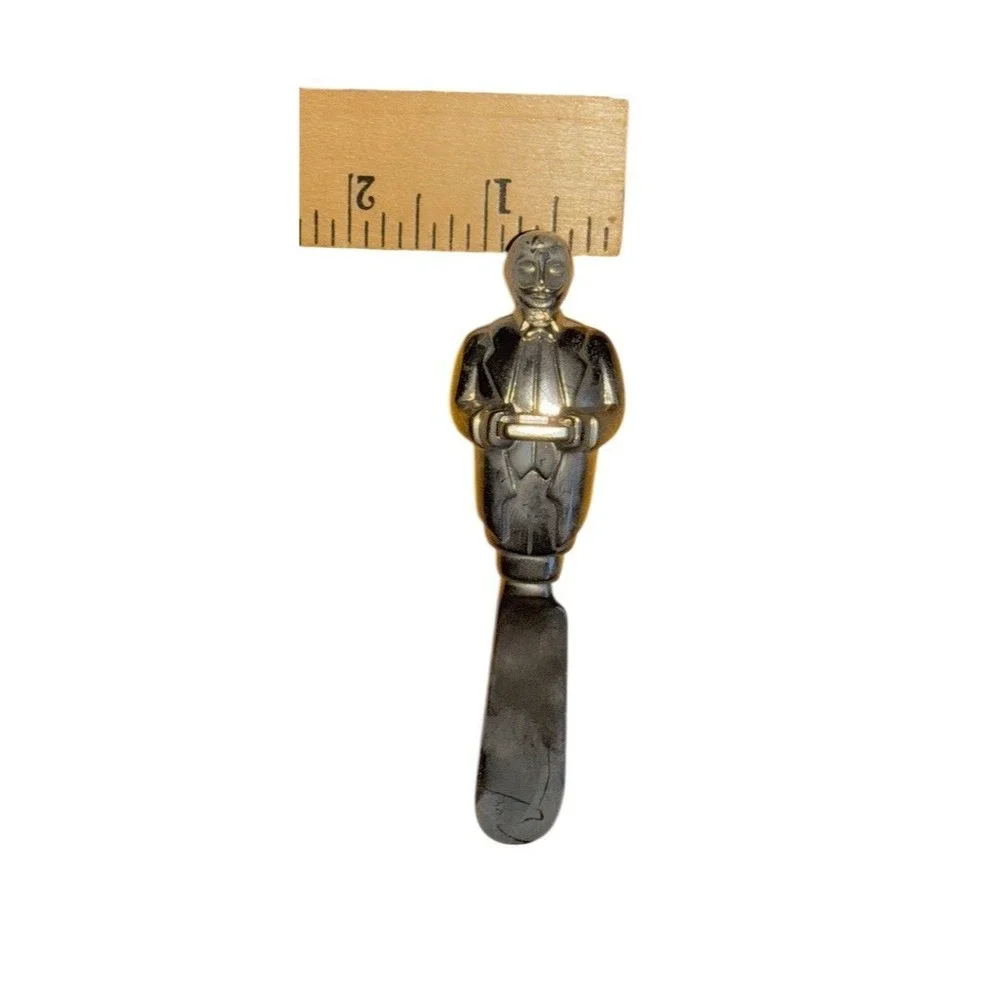 Lenox Butler's Pantry At Your Service Set of 4 Cheese Spreaders Silver plated